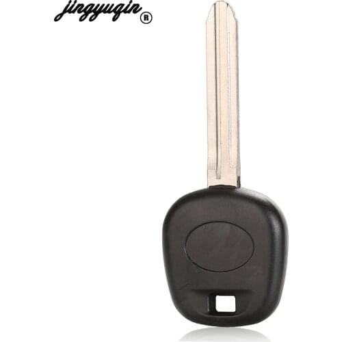 Jingyuqin Uncut Remote Ignition Car Key For Toyota Rav4 Prado Corolla Yaris Highlander Camry Toy43 Can Not Install Chip