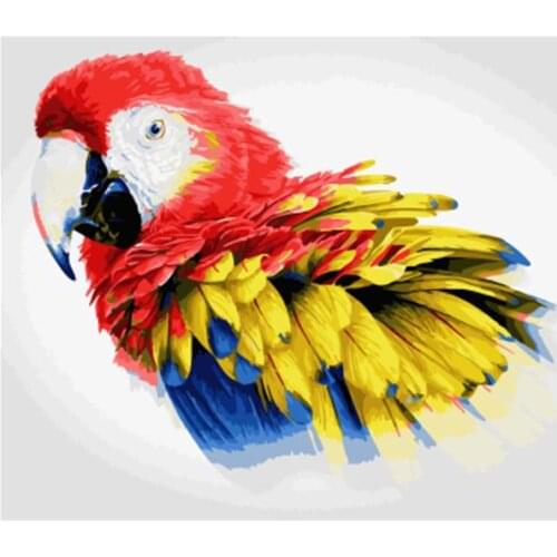 PAINTBOY Framed Pictures Painting By Numbers of Animal Handwork Canvas Oil Painting Home Decor For Living Room