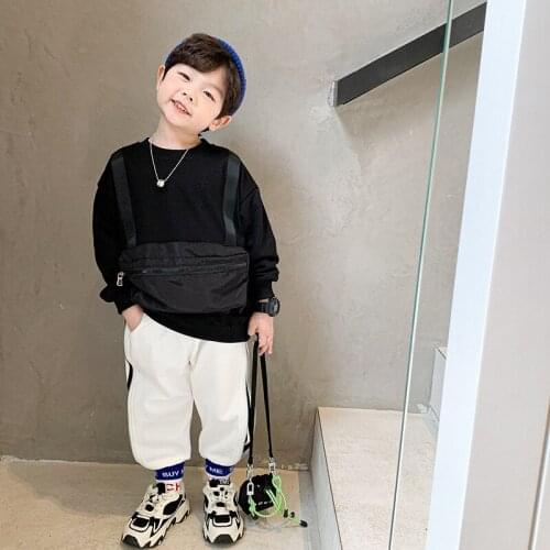 Zipper Spring Autumn Boys Sweatshirts Jacket Coat Kids Outwear Teenager Tops Children Clothes Cotton High Quality