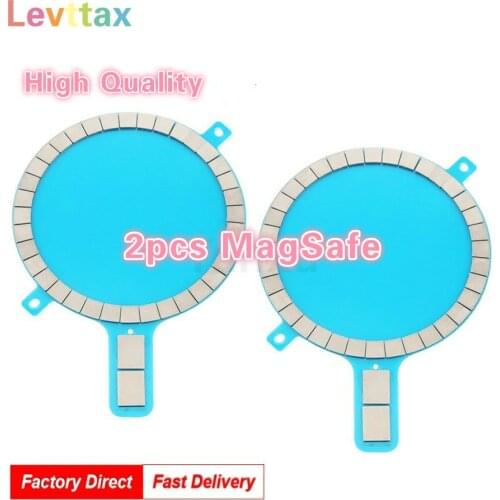 2Pcs/lot Mag Safe Phone Case Strong Magnetic Magsafing For iPhone 12 Pro Max 11 pro XS X XR 8 7 Wireless Charging Magnet Mobile