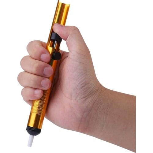 Metal Desoldering Pump Gun Solder Sucker Removal Vacuum Soldering Iron Desolder Suction Tin Welding Tools