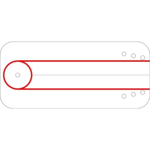 Unbreakable Temperature Resistant Accuracy Consistency Training Golf Alignment Board for Indoor