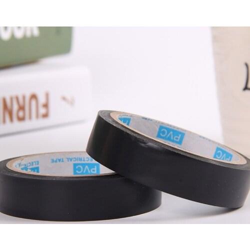 Flame Retardant Insulating Tape Adhesive Vinyl Electrical Insulation Tape Roll Waterproof Black 20ft PVC