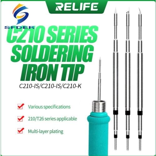 RL-C210 Soldering Tip for JBC C210 Series Sugon T26 T26D Series Soldering Iron Tip Equal quality High Grade A