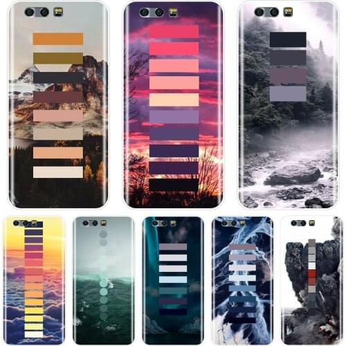 Red Cloud Blue Phone Case Silicone For Huawei Honor 10 9 8 8X MAX Soft Back Cover For Huawei Honor 7 8 9 10 Lite 7S 7X 7A 7C Pro
