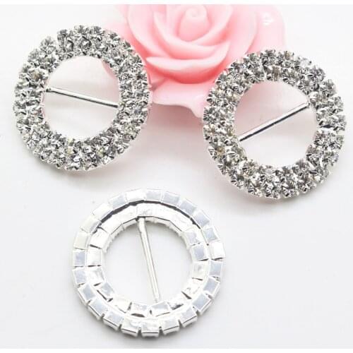 Rhinestone Buckle, DIY Craft Decoration Buckle For 10Pcs / Set 20MM Clothing Sewing Decoration, Hair Accessories