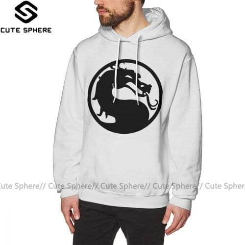 Mortal Kombat Hoodie Mortal Combat Hoodies XXL Long Pullover Hoodie Stylish Red Outdoor Cotton Warm Male Hoodies