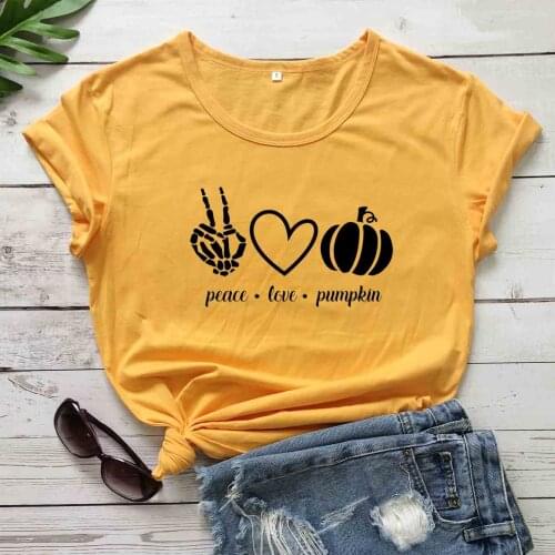 Pumpkin Bee funny cute graphic women fashion aesthetic tumblr unisex holiday gift funny t shirt slogan quote Halloween tees tops