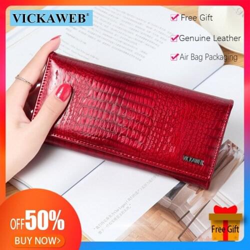 VICKAWEB Women's Leather Wallets