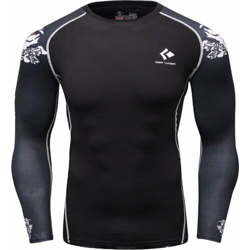 High Quality Men Sublimation Printed Tracksuit Jogging Muay Thai Rashguard