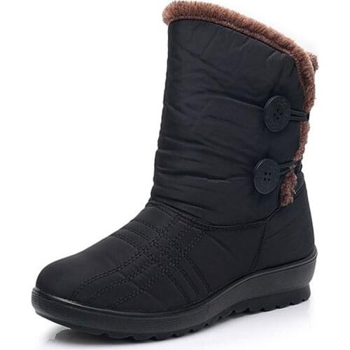 Winter Shoes for Women Snow Boots for Women Warm ankle boots waterproof wedges plush platform ladies Women Boots Winter