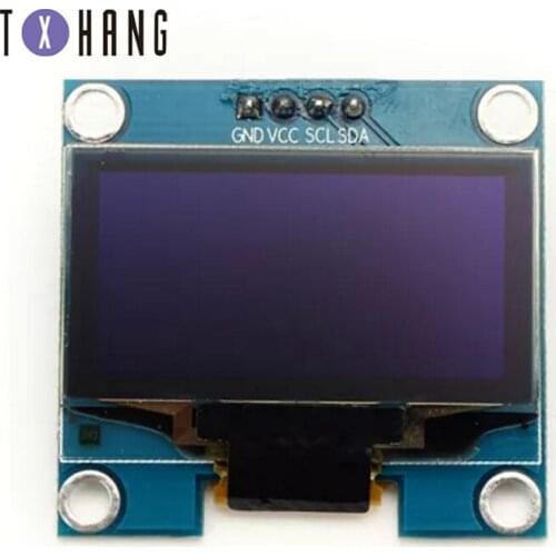 1PCS 4PIN 1.3 OLED module white/blue color 128X64 1.3 inch OLED LCD LED Display Module 1.3" IIC I2C Communicate with Case