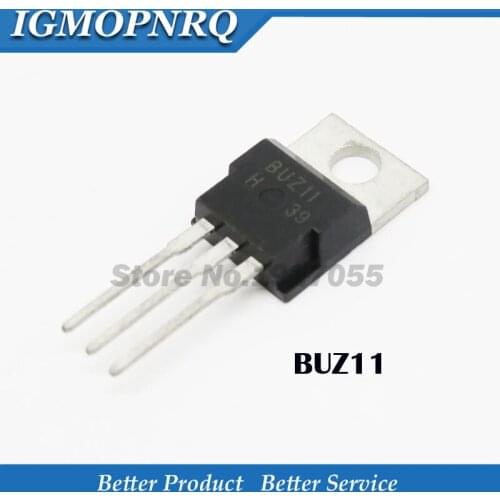 10pcs BUZ11 TO-220 BUZ11A TO220 50V 33A MOS field effect tube new