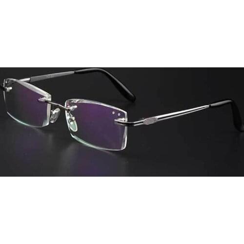 2019 = Clara Vida Hd Luxury Diamond Cutting For Edges Ultra Light Rimless Reading Glasses With Case +1 +1.5 +2 +2.5 +3 +3.5 +4