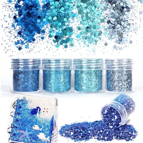 4 Pcs/set Colorful Chameleon Gradient Glitter Bling Filling For UV Resin Craft DIY Jewelry Making Crafts Jewelry Tools