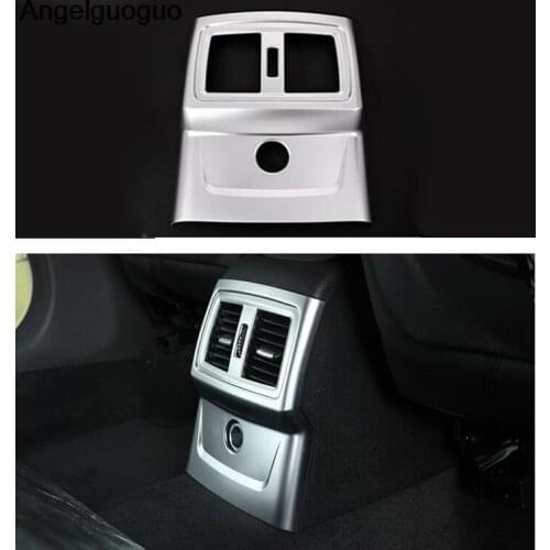 Angelguoguo Car Rear Air Condition outlet Vent Cover frame for BMW X1 F48 2016-2017