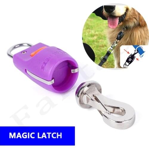 Automatic Lock For Pet Dog-Creative Dog Leash Magic Latch Connector Pet Leash Special Magnetic Dog Leash Retractable