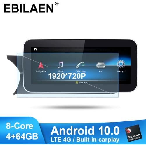 Android 10.0 Car Multimedia Player for Mercedes Benz C Class W204 2011-2013 NTG 4.5 Autoradio Navigation Head Unit GPS LTE 4G