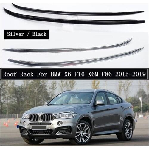 Roof Rack For BMW X6 F16 X6M F86 2015-2019 High Quality Aluminum Alloy Rails Bar Luggage Carrier Bars top bar Racks Rail Boxes