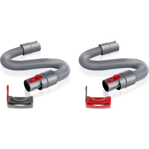 Trigger Lock and Flexible Extension Hose Compatible for Dyson V7 V8 V10 V11 Vacuum Cleaner Parts