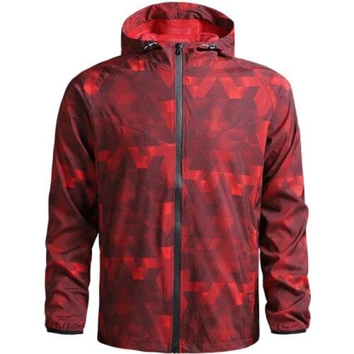 Spring Autumn Hooded Outdoor Jacket Top Mens Thin Camouflage Sunscreen Clothing Unisex Mountaineering Outerwear Plus Size S-5XL