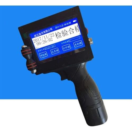 Hot sale handheld inkjet printer with touch screen inkjet printer for Print QR code Production date