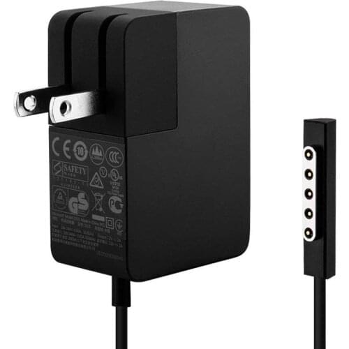 Huiyuan Fit for Microsoft Surface RT Charger 24W 12V 2A Surface 2 Surface Pro1 Pro 2 Tablet Include US Plug with 5ft Cable Model