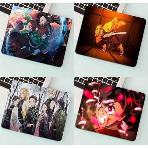 Demon Slayer Kamado Tanjirou Kamado Anime Mouse Mat Top Selling Wholesale Gaming Pad mouse Gamer keyboard laptop Keycaps