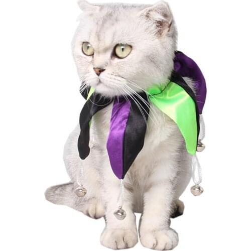 Legendog Pet Costume Collar Funny Cat Party Collar Kitten Neckerchief For Halloween Puppy Pet Scarf Dog Collar Pet Accessories