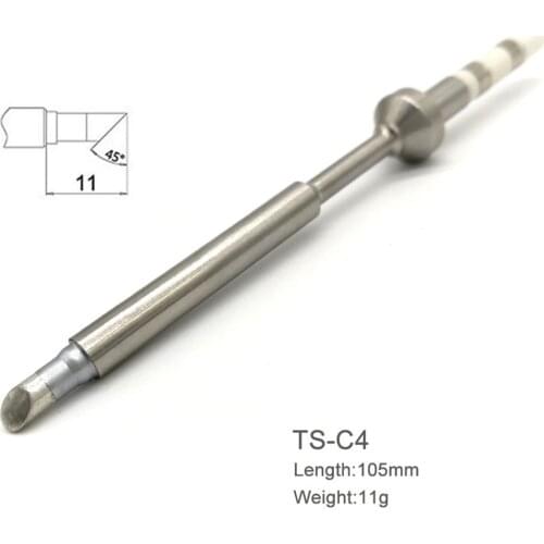 TS100 Mini Soldering Iron Digital Soldering Iron Tip Replacement Bit Head B2 BC2 C4 D24 K I Ku ILS C1 Lead Free