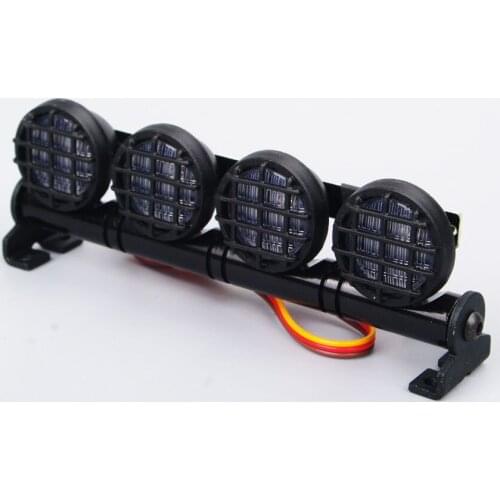 RC Car Multi Function LED White Light Bar Aluminum Fit 1/10 1/8 Scale 506W