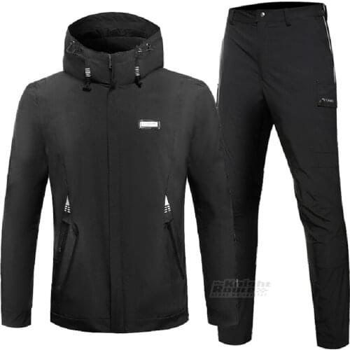 Men Motorcycle Jacket Riding Motorbike Suit Moto Jacket & Pants Protective Gear Biker Motorbike Outwear Armor Clothing Summer