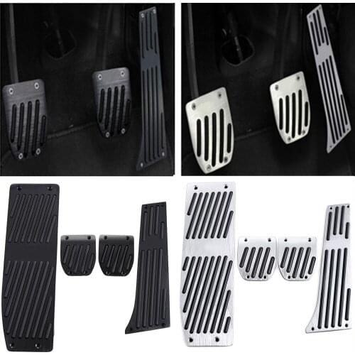Aluminum Car Foot Rest Pedals Set Fit For BMW 3 Series E30 E36 E46 E87 E90 E91 E92 E93 1 Series 116i 118i 120i E87 X1 E84 M3