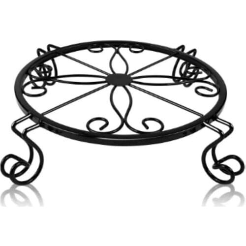 Flower Pot Rack Metal Plant Stands Floor-standing Garden Container Indoor Outdoor Iron Desktop Simple Floor Product Heavy Duty