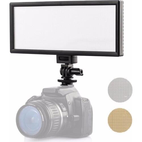 Viltrox L132B LED Video Light Ultra Thin LCD Display Dimmable Studio LED Light Lamp Panel for DSLR Camera DV Camcorder