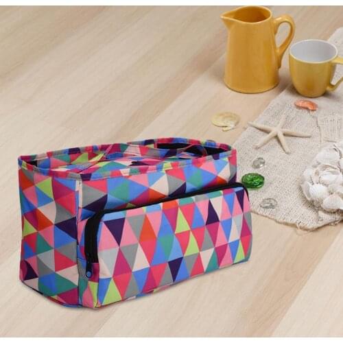 DIY Handicraft Crocheted Wool Sweater Crochet Storage Bag Home Sewing Supplies Storage Handbag