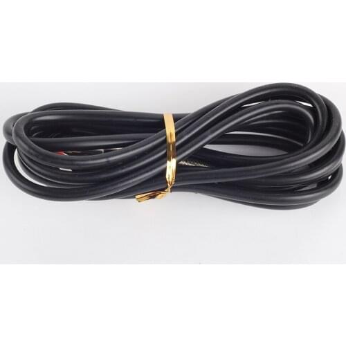 Clip Cord Imported Black silicone steel clip 2.4m for Tattoo Machine Gun Power Supply