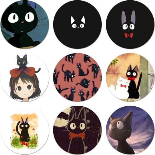 JIJI CAT My Neighbor Icons Pins Badge Decoration Brooches Metal Badges For Backpack Decoration