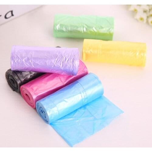 5 Rolls Disposable Home Office Waste Trash Rubbish Holder Pouch Garbage Bags Suitable for home office restaurant cafe etc