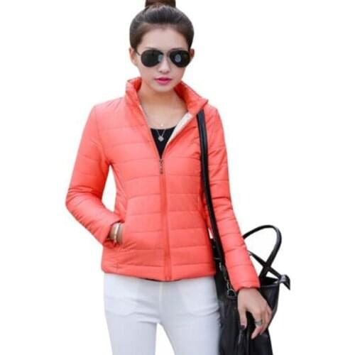 Basic Coats 2018 Whinter New brand 9 colors women jacket keep warm padded fashion casual Slim padded winter jacket PZ027