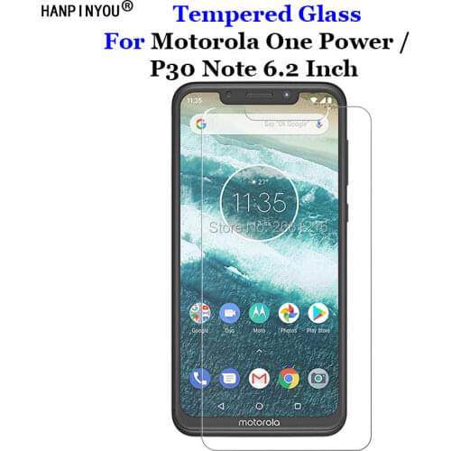 For Motorola One Power Tempered Glass 9H 2.5D Premium Screen Protector Film For Motorola P30 Note 6.2"