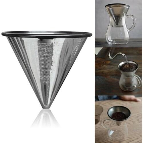 Hot Permanent Coffee Filter Coffee Filter Permanent Filter Gold Filter Metal Strainer Stainless Steel