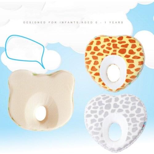Hot Infant Anti Roll Toddler Pillow Shape Toddler Sleeping Positioner Cushion Flat Head Protect Newborn Almohadas Baby Bedding