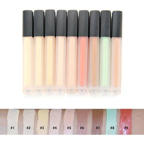 50pcs Private Label Face Liquid Concealer Long Lasting Natural Cover Dark Circle Cream Foundation Makeup Custom Logo Cosmetics