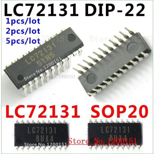 LC72131 LC72131D-E DIP-22 LC72131MD-TLM-E SOP20