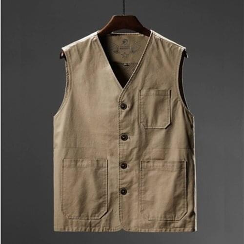 Summer Mens Vests Casual Man Cotton Breathable Mesh Vest Sleeveless Jackets Man Outwdoor Fishing Waistcoats Clothing 8XL