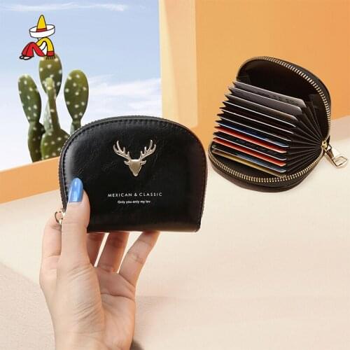 Mexican Classic Luxury Small Wallet For Women 2021 Fashion Card Bag Coin Pocket Purse Zipper Money Card Holder Anti-theft Purse