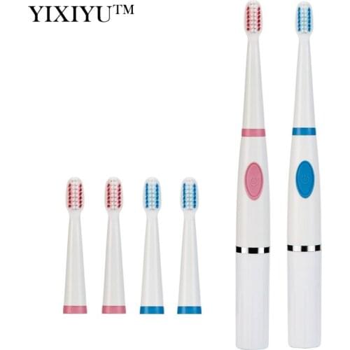YIXIYU1 set of electric toothbrush with 3pcs brush head battery powered oral hygiene dental care new products