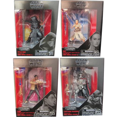 New Hasbro Marvel Star Wars Metal Model Dolls Kylo Ren Rey Finn Captain Phasma Action Figures Toy Collectible Model Boy Toy Gift