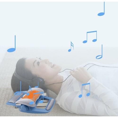 Cervical Traction Pillow Neck Tractor Brace Support Vibration Massager Hot Compress Physiotherapy Pain Relief Orthopedic Care